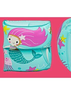 Bluescape Mermaid Inflatable Armbands For Swimming Ages 3-6 NEW